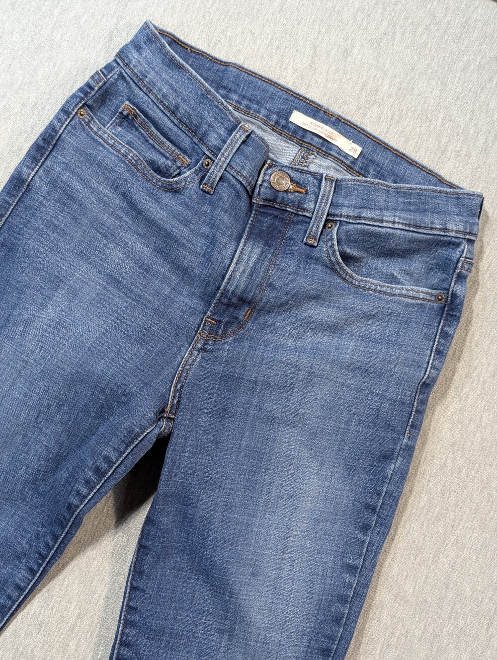Levi's Perfectly Slimmimg Boot Jeans Women's 28 Blue